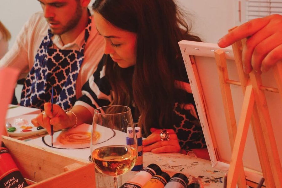 Rome: Tipsy Painting Class with Fine Wine and Arts - Is $70 a fair price?