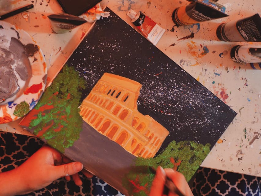 Rome: Tipsy Painting Class with Fine Wine and Arts - Who should book this experience