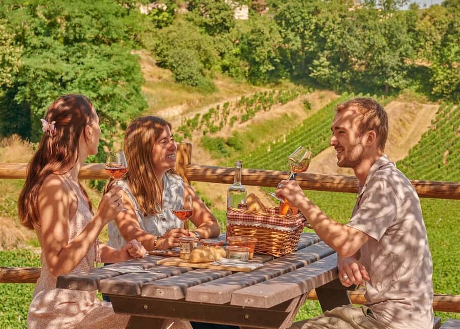 Saint-Emilion: Grand Cru Classé Guided Winery Visit & Picnic - La Croizille brings the modern contrast