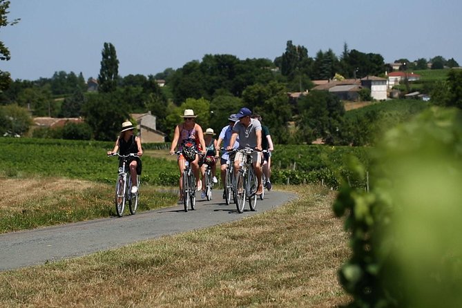 Saint-Emilion Small-Group Electric Bike Wine Tour Tastings & Lunch from Bordeaux - Inside a Great Growth château