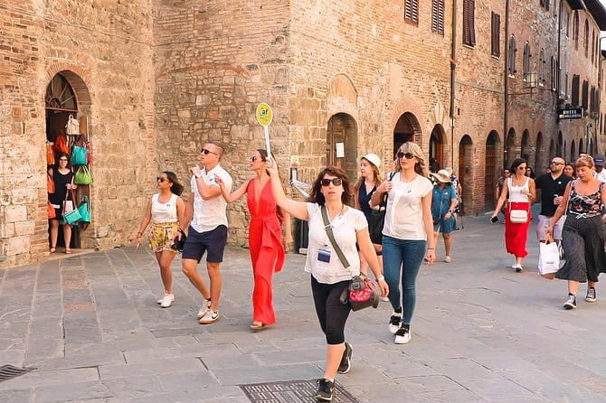 San Gimignano, Siena, Monteriggioni, Chianti Day Trip with Lunch & Wine Tasting - Walking, pace, and comfort