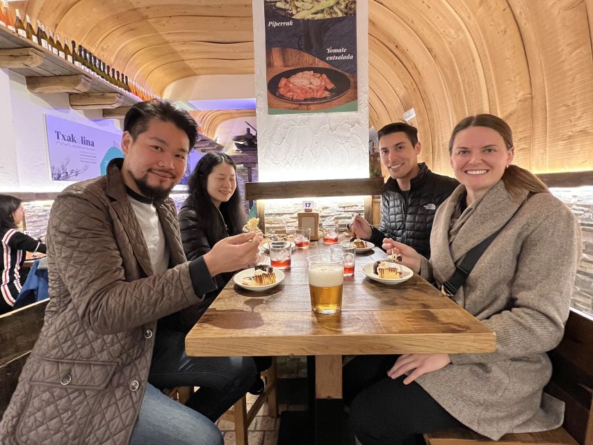 San Sebastian: Market, Pintxos and Wine Tasting Tour - Stories about language, cooking clubs, and San Sebastian