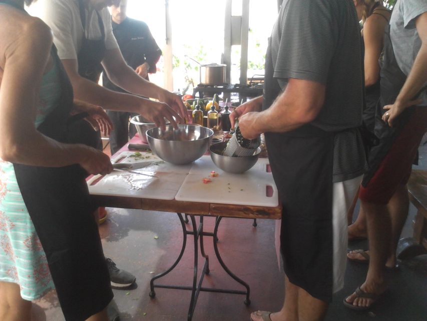 Santorini Cooking Class with Wine Tasting & Lunch - What makes the food feel local