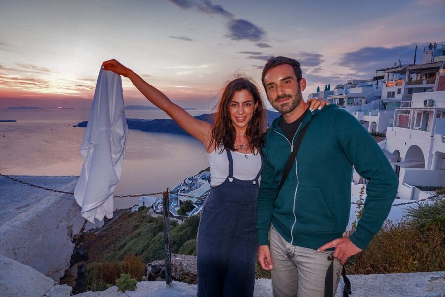 Santorini: Night Hike, Wine Tasting, and Greek Dinner - From hotel pickup to Fira
