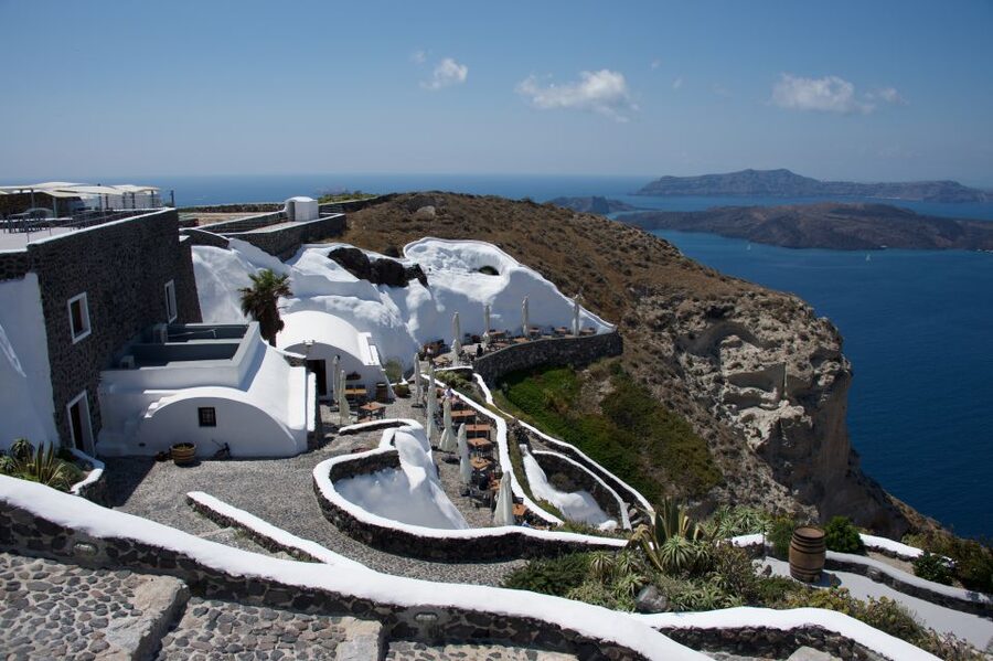 Santorini: Three Wineries and One Brewery Tour with Tastings - Estate Argyros and the modern face of Santorini wine