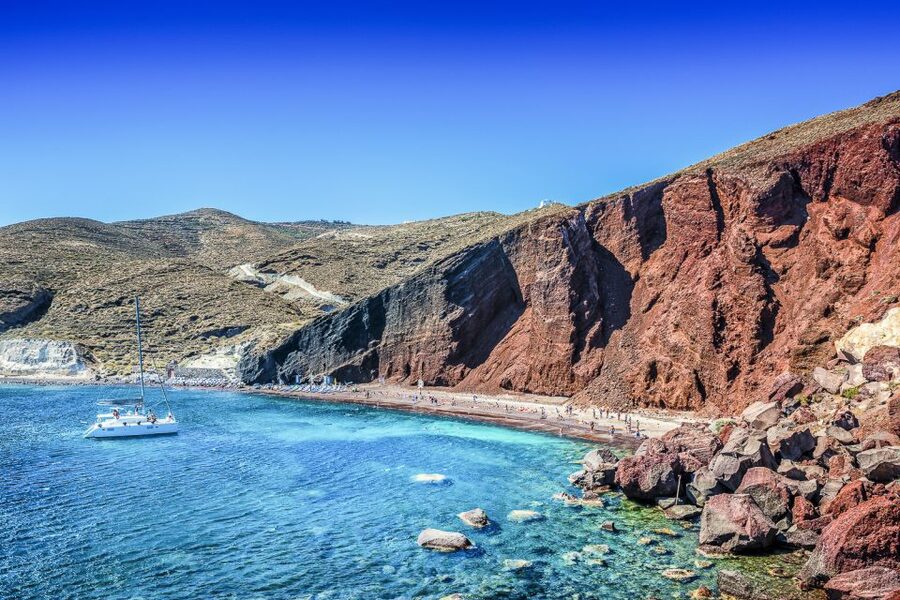Santorini: Top Sights Day Trip, Wine Tasting, & Oia Sunset - Emporio and its medieval fortress