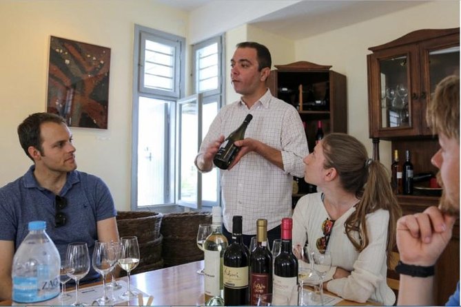 Santorini Wine Adventure with 12 Wine Tastings, Tapas and Sunset - Gavalas and the traditional side of the island