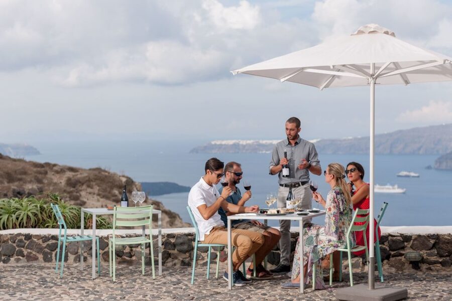 Santorini Wine Roads: Tour of 3 Wineries with a Sommelier - Why Santorini’s vines grow in baskets