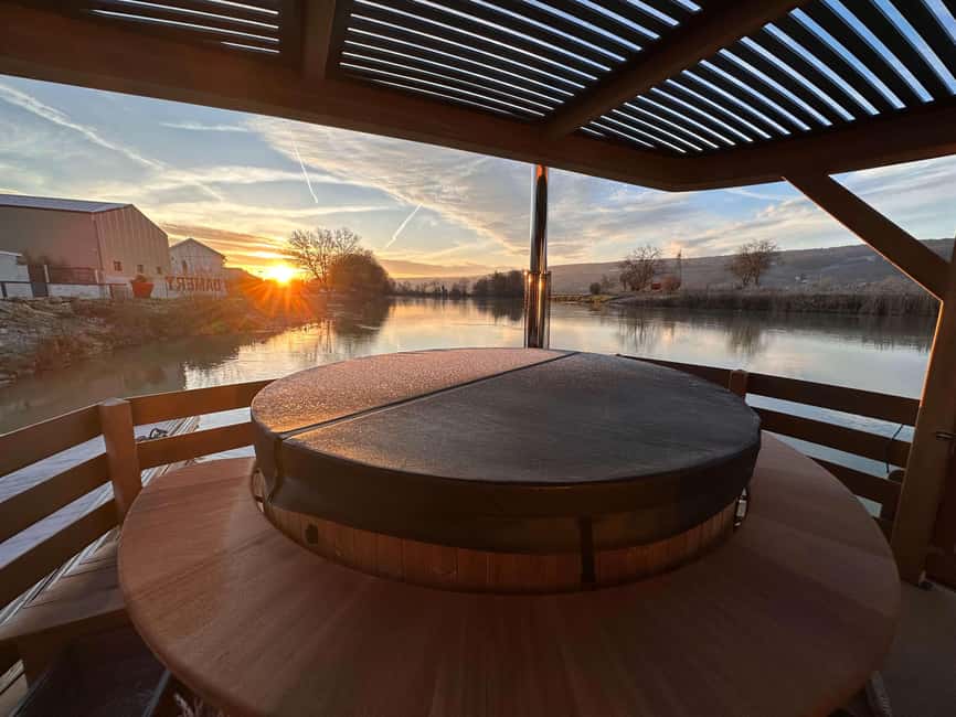 Semi Private Solar Boat Cruise in Champagne - Comfort on board, from sofa to sun deck