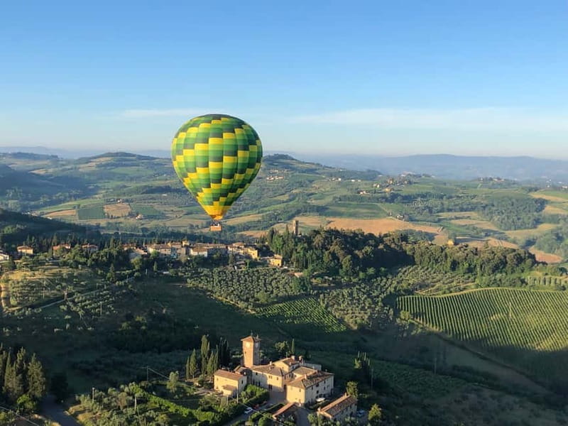 Siena: Balloon Flight Over Tuscany with a Glass of Wine - What you may see from 500 to 3,000 feet