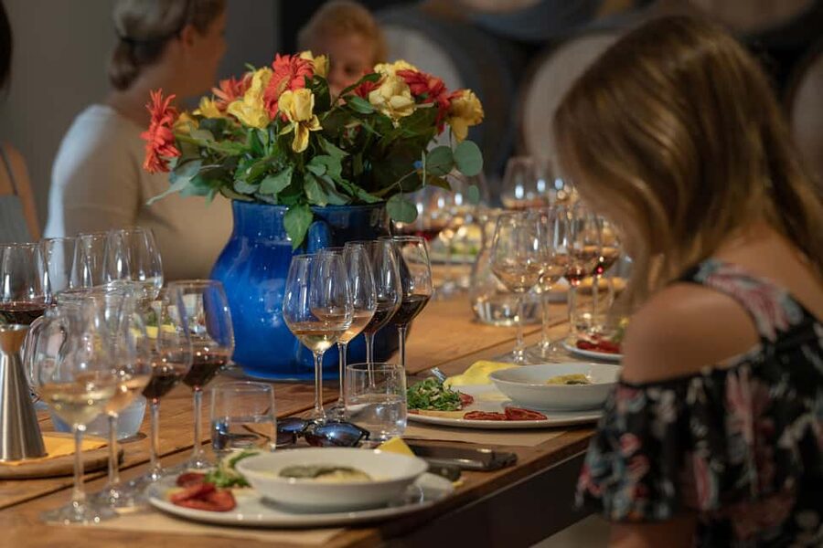 Siena: Educational Wine Tour & Tasting - Walking through the organic vineyards