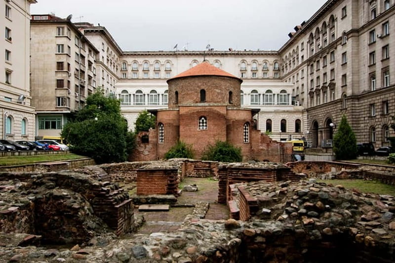 Sofia Afternoon Walking Tour with Wine and Food Tasting - Reading Sofia’s Roman foundations at Ancient Serdika