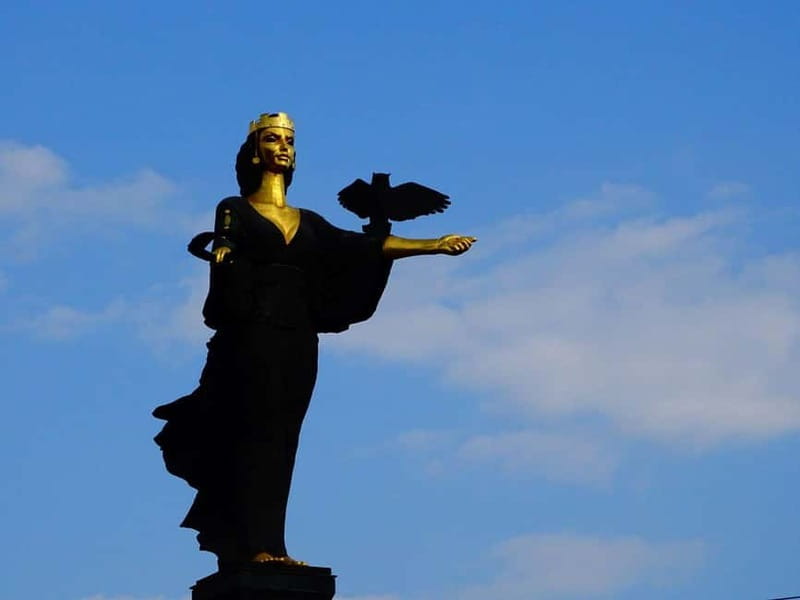 Sofia Afternoon Walking Tour with Wine and Food Tasting - The Sophia Monument and the symbols of the capital