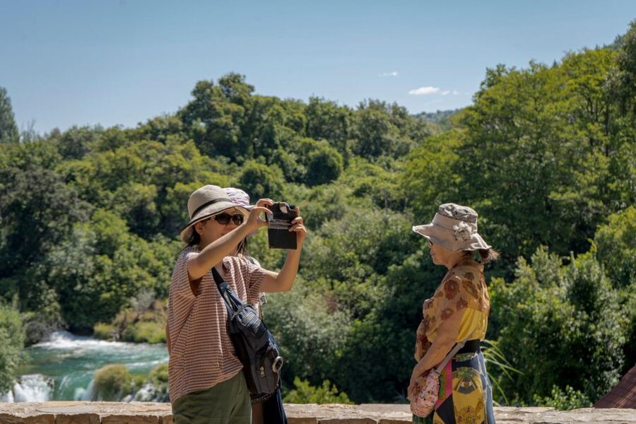 Split: Krka Waterfalls With Boat Cruise, Wine and Olive Oil - The 30-minute boat ride from Skradin