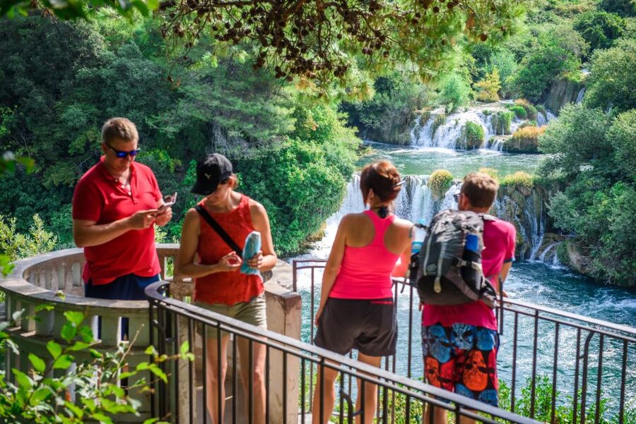 Split/Trogir: Krka National Park Day Trip with Wine Tasting - A 30-minute boat ride through the Krka canyon