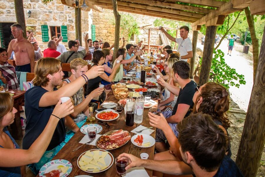 Split/Trogir: Krka National Park Day Trip with Wine Tasting - Skradin gives you time to swim and slow down