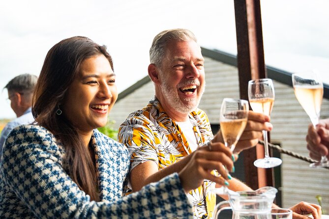 Sussex Vineyard & Winery Bus Tour on Iconic Vintage London Bus - Court Gardens Farm: vines, winery, and English fizz
