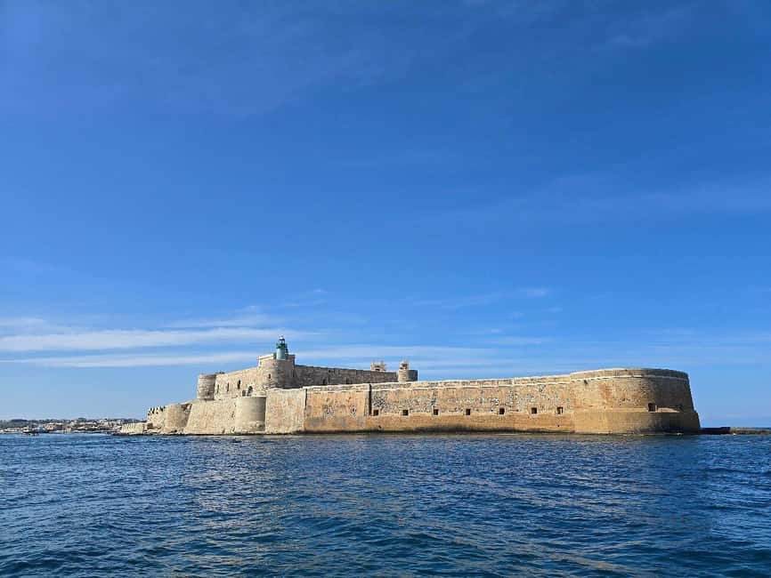 Syracuse: Boat Trip with Lunch, Wine, and Swimming Stops - The Sicilian lunch is a major part of the value