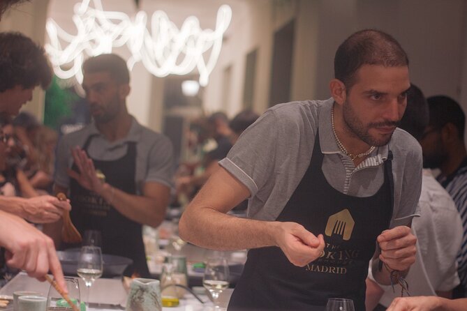 Taste of Spain: Tapas Cooking Class with Bottomless Wine Pairing - Cooking Spanish tapas near Atocha