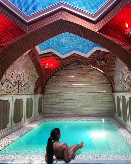 Tbilisi: Luxury Sulfur Bath Ritual with Pickup & Wine - What the hot sulfur water feels like
