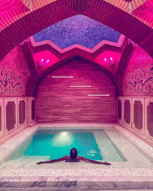 Tbilisi: Luxury Sulfur Bath Ritual with Pickup & Wine - Georgian wine gives the visit a local touch