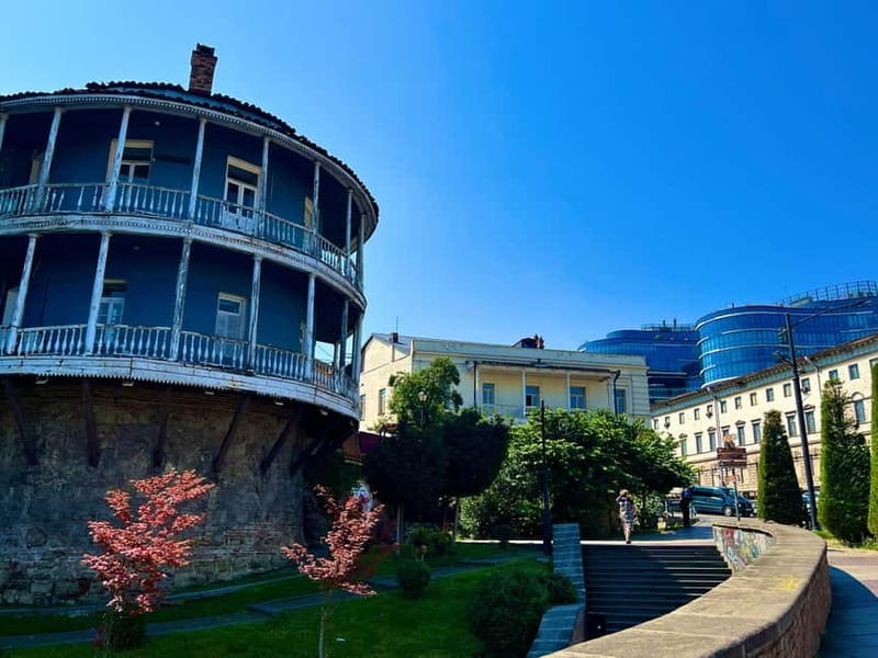 Tbilisi: Old & New City Guided Tour with 15 Tastings & Wine - Bridge of Peace, Rike Park, and Europe Square