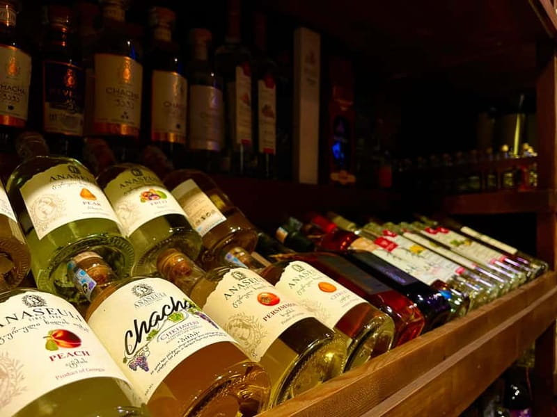 Tbilisi: Old & New City Guided Tour with 15 Tastings & Wine - Five wines and one fiery finish