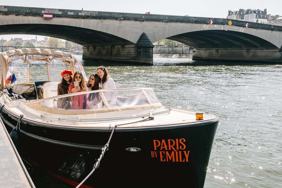 The Official Emily in Paris Champagne Seine Cruise - The Louvre and Musée d’Orsay from the river