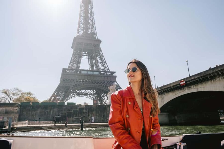 The Official Emily in Paris Champagne Seine Cruise - Pont Alexandre III and Grand Palais