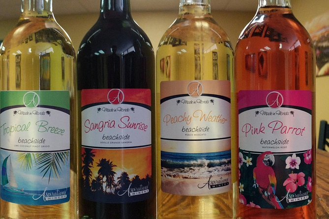 The Tour and Wine Tasting Experience at Aspirations Winery - The value of $25 per person