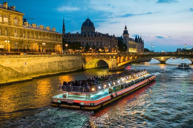 Top Private Cruises in Paris with French Champagne and surprises - A private view of Paris from the Seine