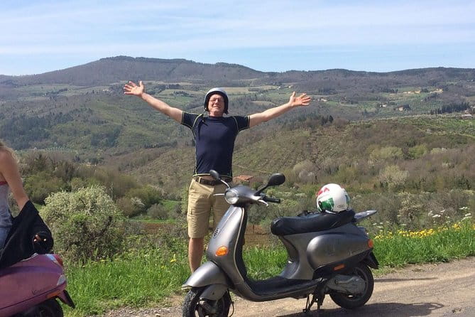 Tuscany Vespa Tour: Lunch & Wine Tasting, Countryside Roads - Leaving Florence for the Chianti Rufina hills