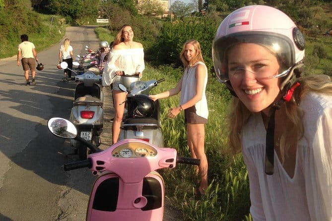 Tuscany Vespa Tour: Lunch & Wine Tasting, Countryside Roads - Riding through vineyards, olive groves, and hill roads