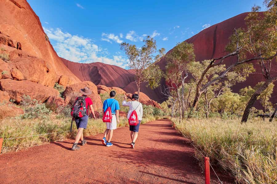 Uluru: Sacred Sites & Sunset Tour with Wine & Cheeseboard - The Kuniya Walk and Mutitjulu Waterhole