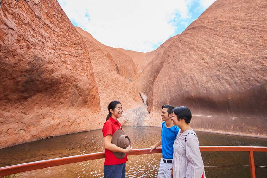 Uluru: Sacred Sites & Sunset Tour with Wine & Cheeseboard - Around Uluru by air-conditioned coach