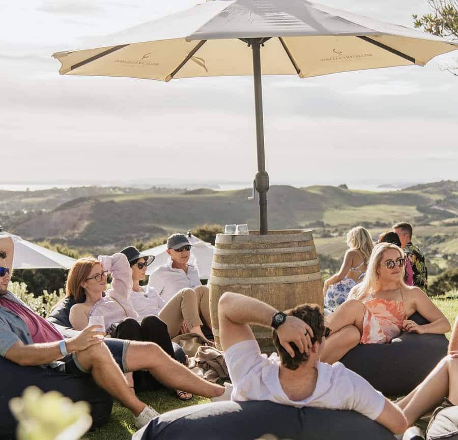 Waiheke Island: Scenic Island Wine Tour & Local Wine Tasting - Choosing between four wineries and the double-decker bus