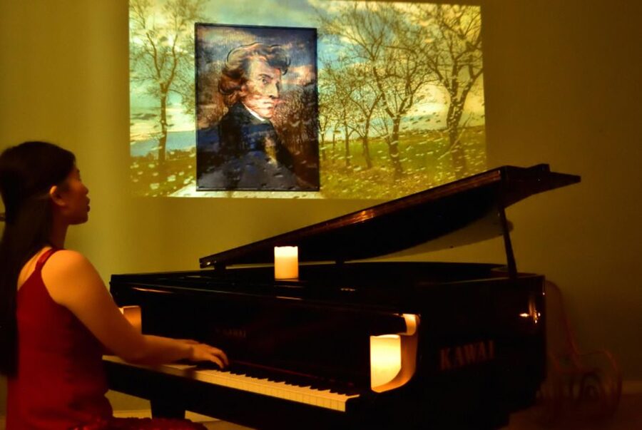 Warsaw Concert: Chopin – Painted by Candlelights with Wine - Candlelight, photography, and the portrait of Chopin