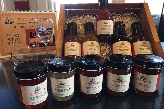 Wine and Wine Jelly-Sauce Tasting on Plymouth Bay - Key points to know before you go