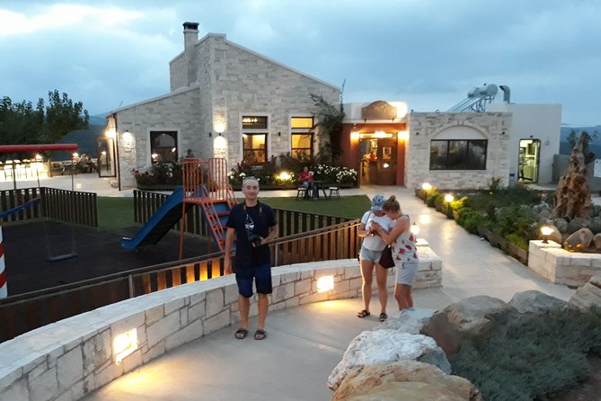Wine & Olive Oil Tour with Lunch - Semi Private Safari Tour - A mountain lunch with Cretan food
