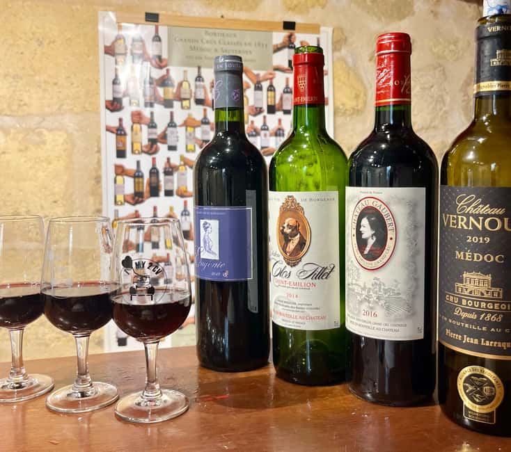 Workshop Bordeaux wine tasting: 4 reds & charcuterie pairing - Why this one-hour Bordeaux class works